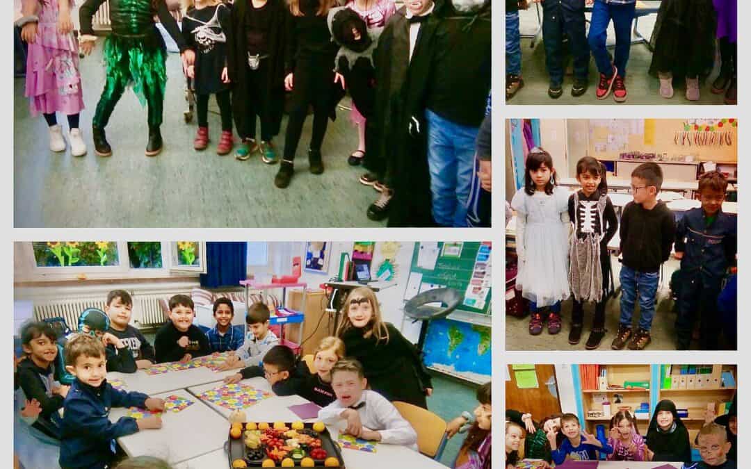 Die Rauchbeinschule feiert Halloween