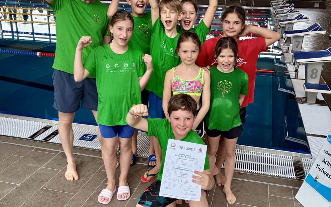 Jugend trainiert für Olympia schwimmen